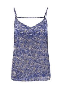 only - ONLY Top Nova 15222159 Niebieski Regular Fit. Kolor: niebieski. Materiał: wiskoza #5