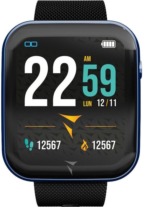 Smartwatch Techmade TM-TALK-BL Czarny. Rodzaj zegarka: smartwatch. Kolor: czarny