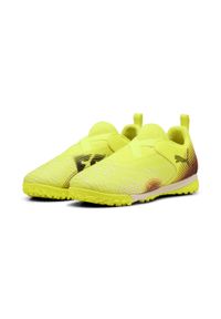 Puma - Młodzieżowe buty piłkarskie FUTURE 8 MATCH TT +Mid bez sznurowadeł PUMA. Kolor: żółty, wielokolorowy, różowy, czarny. Sport: piłka nożna