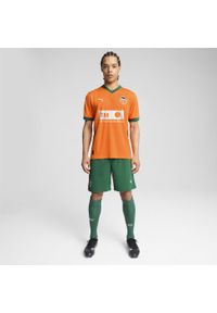 Puma - Męskie szorty Valencia CF 24/25 PUMA Vine Rickie Orange Green. Kolor: pomarańczowy, wielokolorowy, zielony. Sport: piłka nożna