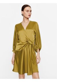 Please Sukienka koktajlowa A1UYAYP000 Zielony Regular Fit. Kolor: zielony. Materiał: syntetyk. Styl: wizytowy