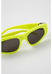 Balenciaga okulary przeciwsłoneczne damskie kolor zielony. Kolor: zielony #7