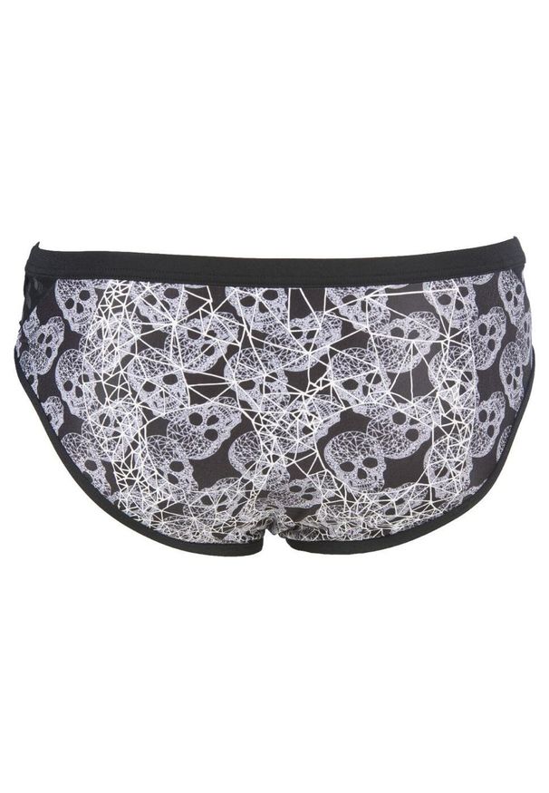 Kąpielówki slipy męskie na basen Arena Crazy Pop Skulls Brief. Kolor: czarny, biały, wielokolorowy