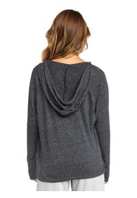 Roxy - Bluza z kapturem dla Kobiety DESTINATION SURF Czarny. Typ kołnierza: kaptur. Kolor: brązowy, zielony, wielokolorowy. Materiał: materiał, poliester, bawełna