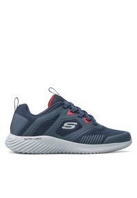 skechers - Skechers Sneakersy High Degree 232279/NVY Granatowy. Kolor: niebieski. Materiał: materiał