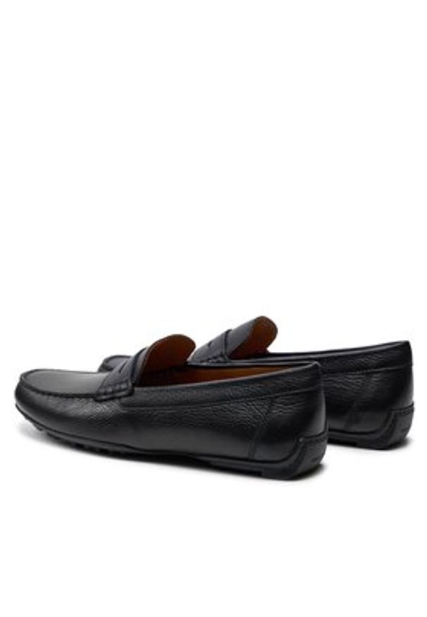 Geox Mokasyny U Kosmopolis +Grip W U35E5A 00046 C9999 Czarny. Kolor: czarny. Materiał: skóra