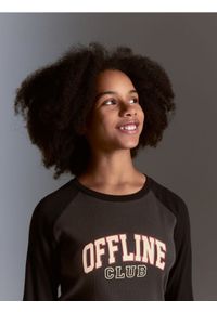 Reserved - Koszulka z nadrukiem - czarny. Kolor: czarny. Materiał: bawełna. Wzór: nadruk