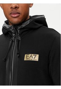 EA7 Emporio Armani Bluza 3DPM10 PJUZZ 1200 Czarny Regular Fit. Kolor: czarny. Materiał: syntetyk #6