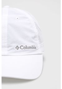 columbia - Columbia czapka kolor biały 1539331-White.Whit. Kolor: biały. Materiał: skóra #2