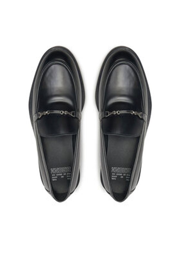 Bronx Loafersy Next-Wagon 66492-OS Czarny. Kolor: czarny. Materiał: skóra