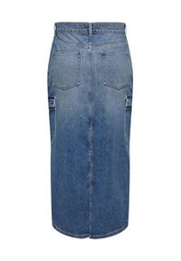 only - ONLY Spódnica jeansowa 15316074 Niebieski Regular Fit. Kolor: niebieski. Materiał: bawełna #6