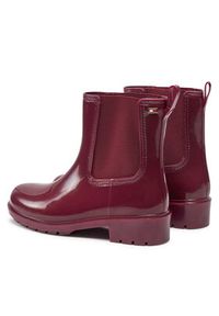 TOMMY HILFIGER - Tommy Hilfiger Kalosze Flag Rainboot FW0FW08213 Bordowy. Kolor: czerwony #4