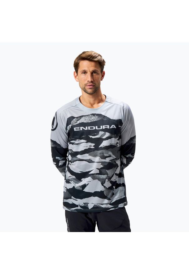 ENDURA - Longsleeve rowerowy męski Endura Mountain Camo Ltd. Kolor: zielony, brązowy, wielokolorowy. Długość rękawa: długi rękaw. Sport: kolarstwo