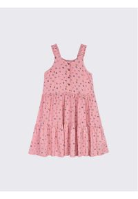 COCCODRILLO - Coccodrillo Sukienka codzienna WC2128301GRO Różowy Regular Fit. Okazja: na co dzień. Kolor: różowy. Materiał: bawełna. Typ sukienki: proste. Styl: casual #1