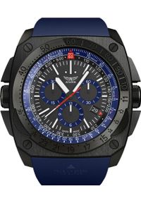 AVIATOR - Zegarek Aviator Zegarek męski Aviator M.2.30.5.213.6 niebieski. Kolor: niebieski #1