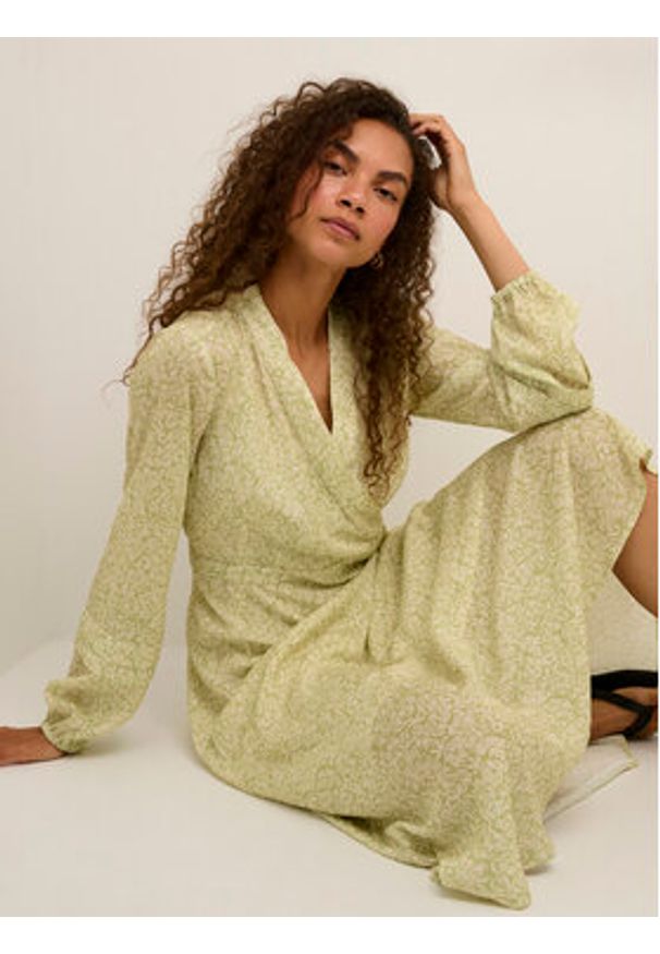 Karen by Simonsen Sukienka letnia Hiki 10104305 Zielony Feminine Fit. Kolor: zielony. Materiał: syntetyk. Sezon: lato