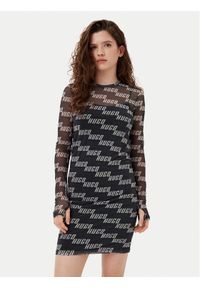 Hugo - HUGO Sukienka codzienna HUGO-50534848 Czarny Regular Fit. Okazja: na co dzień. Kolor: czarny. Materiał: syntetyk. Typ sukienki: proste. Styl: casual #1