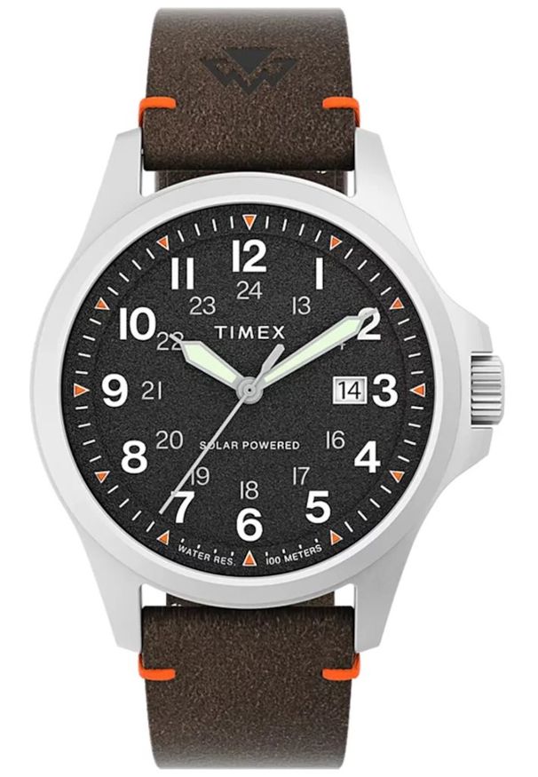 Timex - Zegarek Męski TIMEX Expedition North Field Solar TW2V64100. Materiał: skóra. Styl: casual