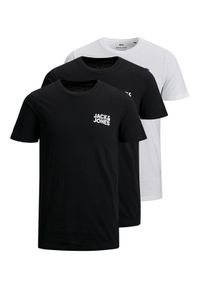 Jack & Jones - Jack&Jones Komplet 3 t-shirtów Corp Logo 12191762 Czarny Slim Fit. Kolor: czarny. Materiał: bawełna