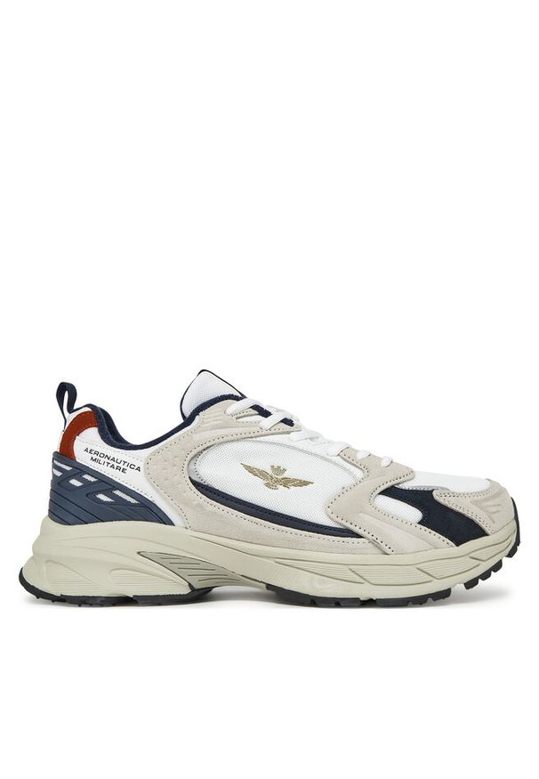 Sneakersy Aeronautica Militare. Kolor: biały
