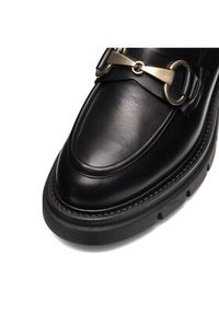 Gino Rossi Loafersy GRACE-I23-26370PE Czarny. Kolor: czarny. Materiał: skóra #4