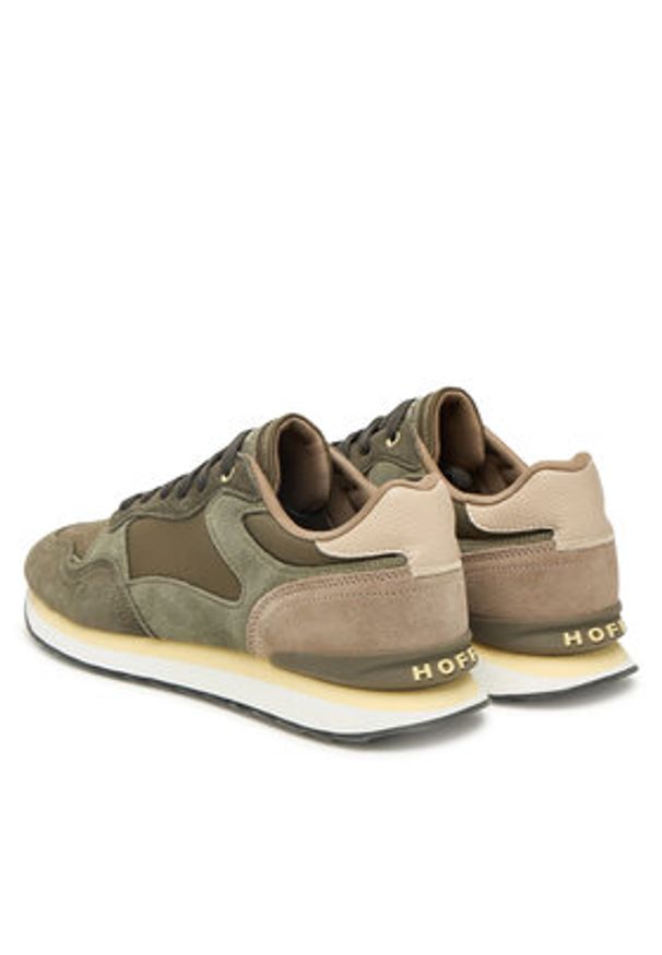 HOFF Sneakersy City Buenos Aires 22502601 Khaki. Kolor: brązowy. Materiał: zamsz, skóra