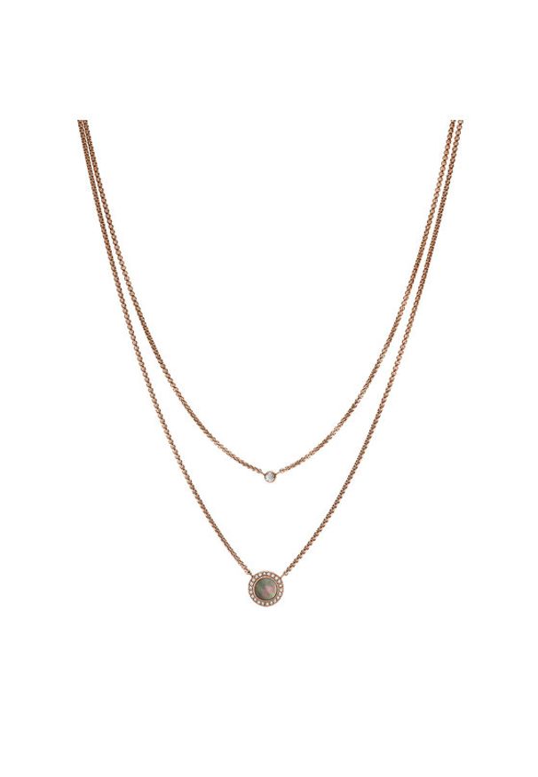 Fossil Naszyjnik Val JF02953791 Złoty. Materiał: metalowe. Kolor: złoty