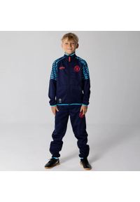 MANCHESTER CITY - Dres piłkarski dziecięcy Manchester City 24/25. Kolor: niebieski. Materiał: dresówka. Styl: młodzieżowy, sportowy