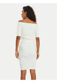 Marciano Guess Sukienka dzianinowa 4BGK08 5618Z Écru Bodycon Fit. Materiał: wiskoza. Typ sukienki: bodycon #5