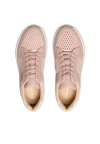 Clarks Sneakersy Tivoli Walk 26181465 Różowy. Kolor: różowy. Materiał: skóra #5