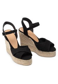 Castañer Espadryle Blaudell/8ED/001 020998-100-35 Czarny. Kolor: czarny. Materiał: materiał #5