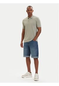 Hugo - HUGO Szorty jeansowe 50560386 Niebieski Tapered Fit. Kolor: niebieski. Materiał: bawełna #3