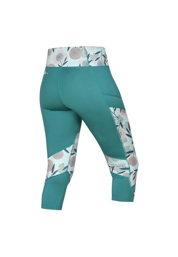 OCUN - Legginsy wspinaczkowe damskie Ocun Rhea 3/4 Leggings -. Kolor: zielony. Sport: wspinaczka