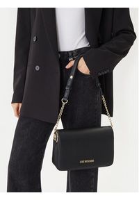 Love Moschino - LOVE MOSCHINO Torebka JC4373PP0NKF0000 Czarny. Kolor: czarny. Materiał: skórzane #4