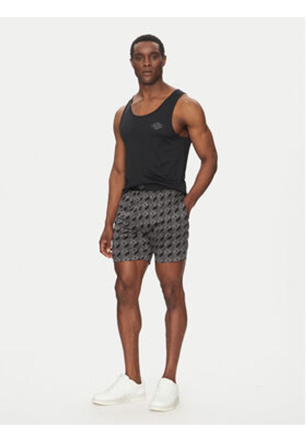 Hugo - HUGO Tank top Jo 50540080 Czarny Regular Fit. Kolor: czarny. Materiał: bawełna