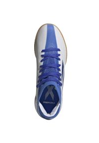 Adidas - Buty piłkarskie adidas X Speedflow.3 In Jr GW7492 wielokolorowe białe. Zapięcie: sznurówki. Kolor: wielokolorowy. Materiał: guma, syntetyk. Sport: piłka nożna #4