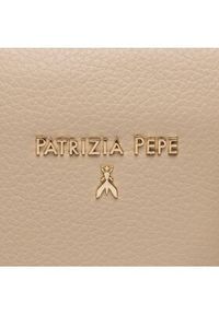 Patrizia Pepe Torebka CB0071/L001-B732 Beżowy. Kolor: beżowy. Materiał: skórzane