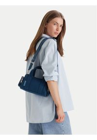 Calvin Klein Torebka Webbing Strap Canvas Pocket Bag LV04F3464G Niebieski. Kolor: niebieski #1