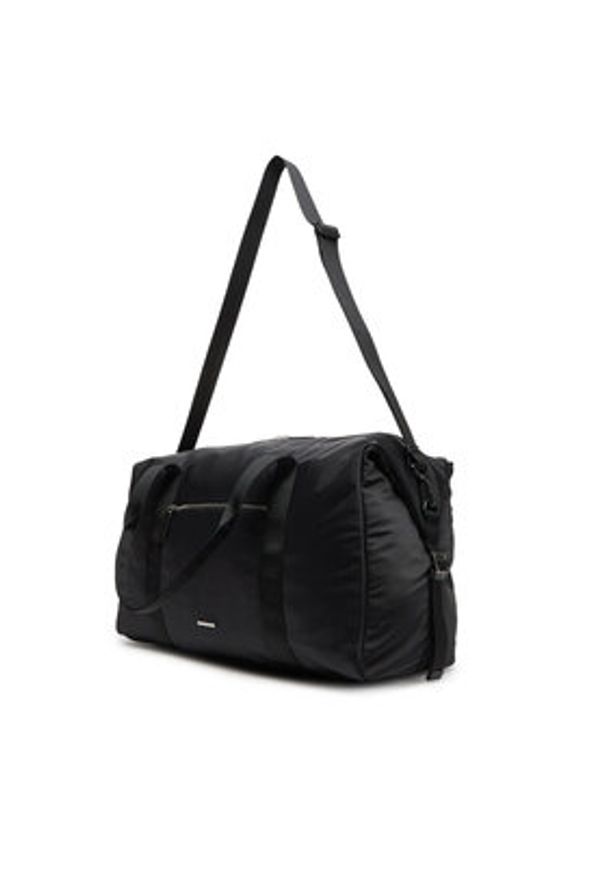 Calvin Klein Torba Sleek Nylon Weekender Bag LV04D3043G Czarny. Kolor: czarny. Materiał: materiał