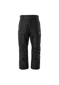 Hi-tec - Spodnie narciarskie męskie Hi-Tec Miden - czarne, Rozmiar M. Kolor: czarny. Materiał: poliester, materiał. Sezon: zima. Sport: narciarstwo #1
