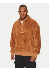 Champion Bluza 220285 Brązowy Standard Fit. Kolor: brązowy. Materiał: syntetyk, bawełna