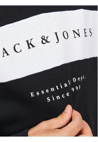 Jack & Jones - Jack&Jones Bluza Etimo 12249979 Czarny Loose Fit. Kolor: czarny. Materiał: bawełna #5