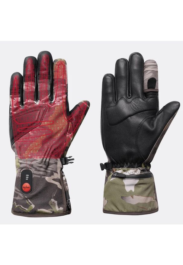 G-HEAT - Rękawice myśliwskie ogrzewane dla dorosłych APPROACH - 1 para, baterie. Kolor: czarny. Sezon: zima. Sport: narciarstwo, wspinaczka