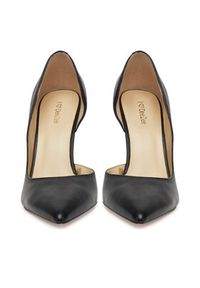 DeeZee Szpilki DZ-09 Czarny. Kolor: czarny. Materiał: skóra. Obcas: na szpilce #4