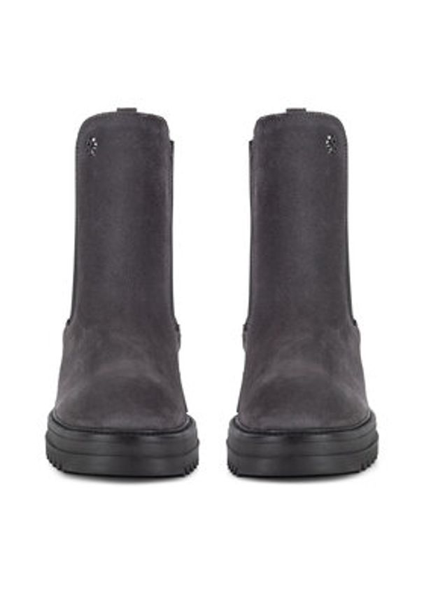 MEXX Sztyblety MX/004C-WB Szary. Kolor: szary. Materiał: skóra, zamsz