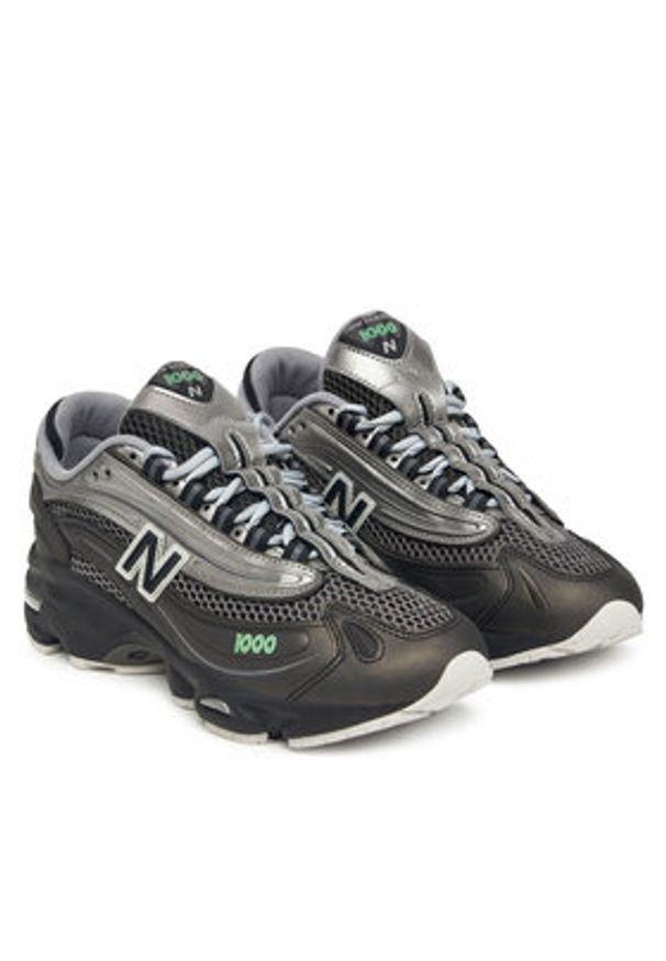 New Balance Sneakersy M1000T W Czarny. Kolor: czarny. Materiał: materiał