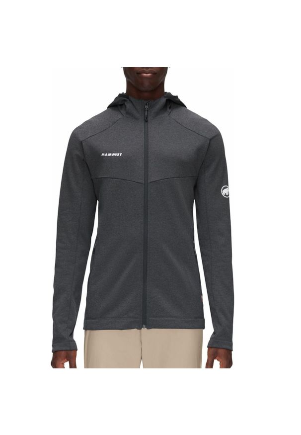 Bluza trekkingowa męska Mammut Nair. Kolor: szary. Materiał: elastan, poliester