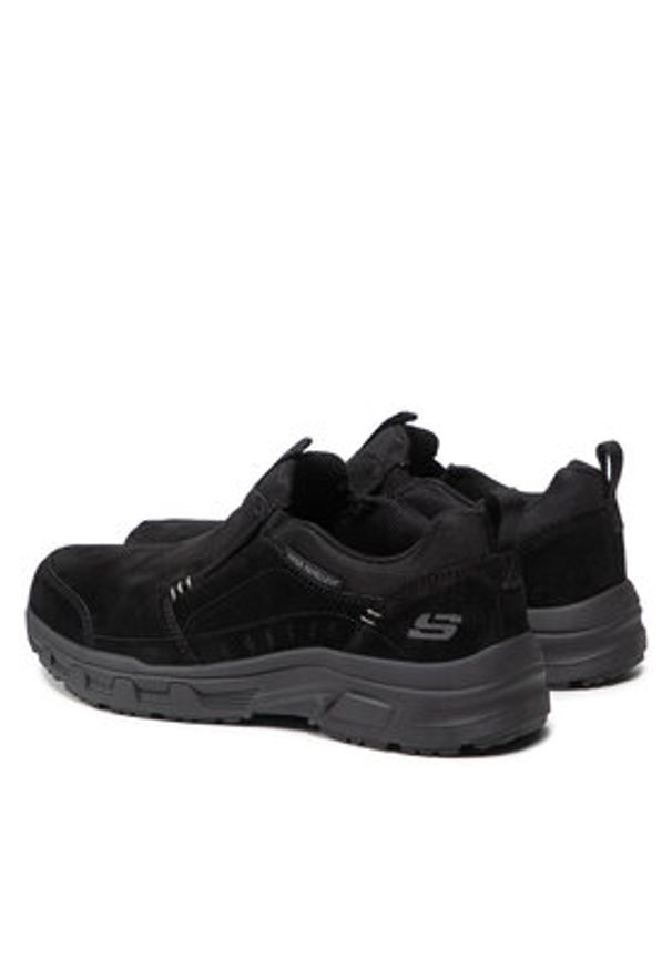 skechers - Skechers Trekkingi Rydock 237282/BBK Czarny. Kolor: czarny. Materiał: skóra, zamsz. Sport: turystyka piesza