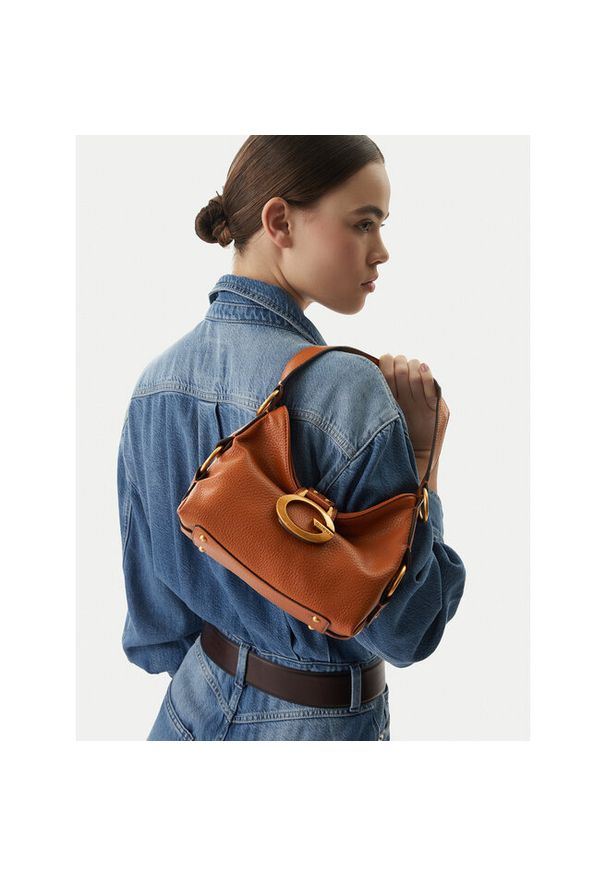 Torebka Guess. Kolor: brązowy