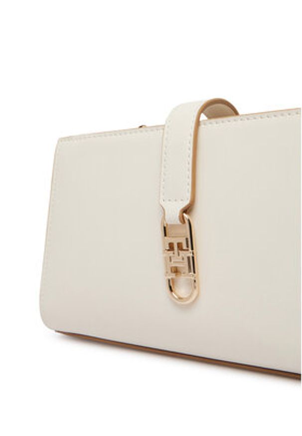 TOMMY HILFIGER - Tommy Hilfiger Torebka Th Libre Chain Crossover AW0AW18614 Beżowy. Kolor: beżowy. Materiał: skórzane